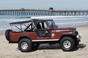 Tigertop Jeep Soft Top For Jeep 1976-1983 CJ5 Black Crush Bestop