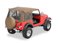 Jeep CJ7 Soft Top Supertop Classic Squareback Soft Tops For Jeep 1976-1986 CJ7 Clear Spice Bestop